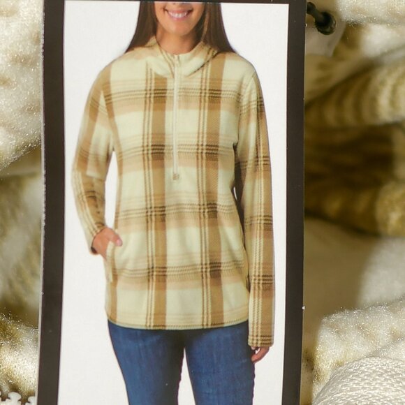 Green Nwt O'Neill Ladies' Half Zip‎ Polar Fleece Hoodie - Picture 2 of 7